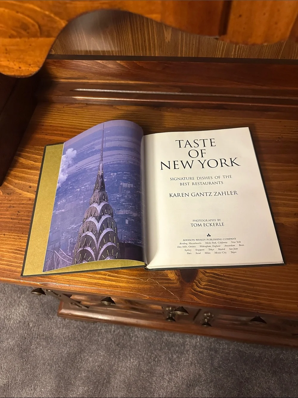 Taste of New York Hardcover Cookbook